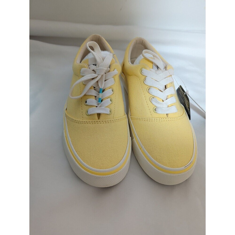 TOMS Alpargata Fenix Women's Casual Sneakers, Yellow Lace-up Shoes Size W 5.5 - Picture 8 of 14